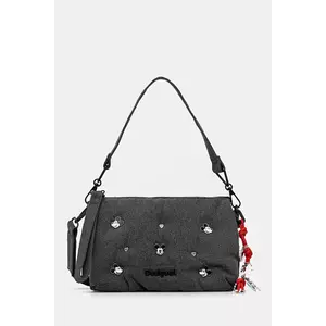 Desigual poșetă MICKEY STUD culoarea gri, 25WAXD08 imagine