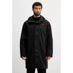 The North Face geacă de ploaie Nukabira culoarea negru, de tranziție, NF0A8DWCJK31 imagine