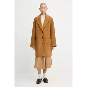 MAX&Co. haină din amestec de lână culoarea maro, 2526016023200 imagine