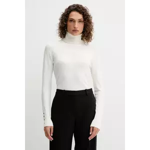 Fracomina pulover culoarea bej, light, cu guler, FR25WT7001K42101 imagine