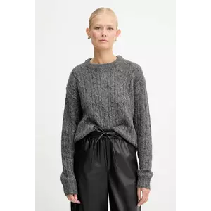 Silvian Heach pulover din amestec de lână MARKOVKA culoarea gri, GPA25146MA imagine