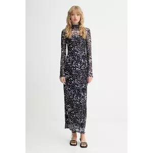 Karl Lagerfeld Jeans rochie culoarea negru, maxi, mulată, A4W13008 imagine