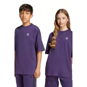 adidas Originals tricou din bumbac culoarea violet, cu imprimeu, JX2761 imagine