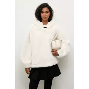 Answear.LAB geaca culoarea bej, de tranzitie, oversize imagine