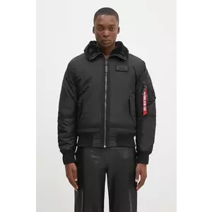 Alpha Industries geaca B15-3 barbati, culoarea negru, de tranzitie, 198122 imagine