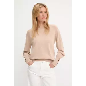 Answear.LAB pulover de lana culoarea maro, light imagine