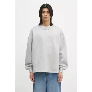 Fiorucci bluză Neoprene Embroidered Neck Relaxed Fit culoarea gri, melanj, U02SPSCR188NE01GY01 imagine