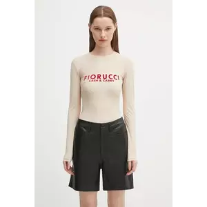 Fiorucci body Cash and Carry culoarea bej, W02FPTBO430LY01NA01 imagine