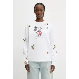 Coperni x Disney Mickey Long-Sleeved din bumbac culoarea alb, DJS157SFF5037 imagine