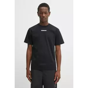 Heliot Emil tricou din bumbac culoarea negru, uni, PREAW25_M_09_139_BLK01 imagine