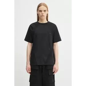 Heliot Emil tricou din bumbac culoarea negru, uni, PREAW25_M_09_140_BLK01 imagine