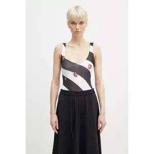 Fiorucci body Striped Raspberry Print culoarea negru, W02SPTBO292LY01MU01 imagine