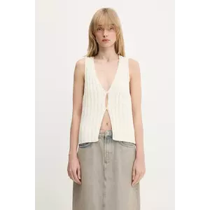 Samsoe Samsoe bluză Salou culoarea bej, F25100068 imagine