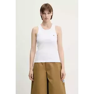 Fiorucci top din bumbac Angel Patch Ribbed Tank culoarea alb, W02SPTTA324CJ01WH01 imagine