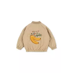 Konges Sløjd geacă bomber pentru copii JUNO BOMBER JACKET culoarea bej, KS103484 imagine