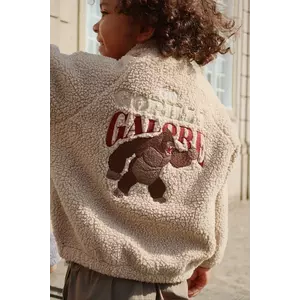 Konges Sløjd geacă JAZZ TEDDY BOMBER JACKET GRS culoarea bej, KS103482 imagine