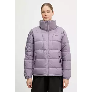 Columbia geaca Pike Lake culoarea violet, de iarna, 2133594 imagine