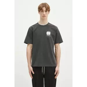 Filling Pieces tricou din bumbac United by Generations bărbați, culoarea gri, cu imprimeu, 74499870626 imagine