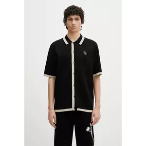 Filling Pieces cămașă Gardener culoarea negru, cu guler clasic, relaxed, 91299851861 imagine