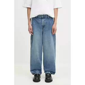 Dickies jeans Madison Baggy Fit Denim Rinsed Blue W/ Fade barbati DK0A4YECK211 imagine