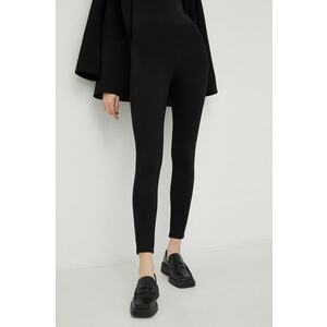 Marc O'Polo colanti femei, culoarea negru, neted imagine