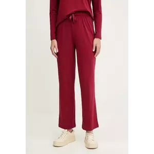 BOSS pantaloni de lounge culoarea bordo, uni, 50520148 imagine