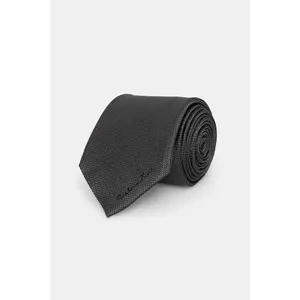 Michael Kors cravată de mătase culoarea gri, MK0DT00185 imagine