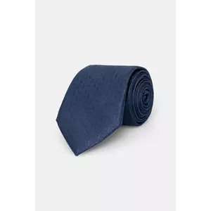 Michael Kors cravată de mătase culoarea bleumarin, MK0DT00191 imagine