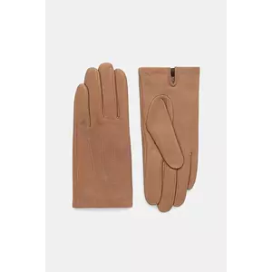 MM mănuși de piele LEMMA culoarea maro, 2526566018600 imagine