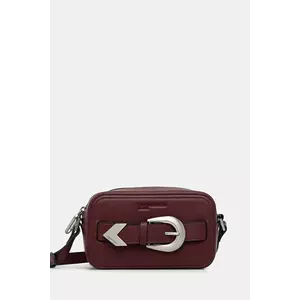 Karl Lagerfeld Jeans geantă culoarea bordo, A4W30144 imagine