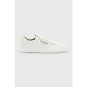 AllSaints sneakers din piele Undgrnd Lthr Low Top culoarea alb, M058FB imagine