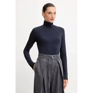 Weekend Max Mara longsleeve MULTIF culoarea bleumarin, 2525946022600 imagine