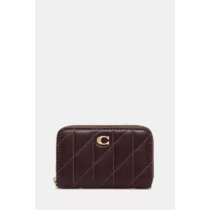 Coach portofel de piele culoarea violet, CM505 imagine