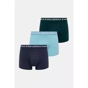 Karl Lagerfeld boxeri 3-pack culoarea bleumarin, A1M47017 imagine