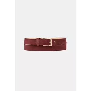 Answear.LAB curea din piele intoarsa culoarea bordo imagine