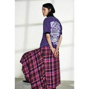 Medicine tricou din bumbac culoarea violet imagine
