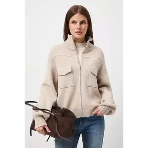 Medicine pulover culoarea bej, light imagine