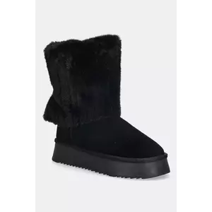 GOE cizme de zăpadă din piele întoarsă culoarea negru, SS2N4307 BLACK imagine