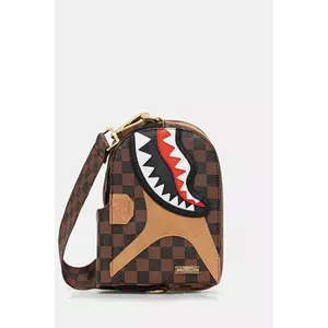 Sprayground borsetă culoarea maro, 910B7998NSZ imagine