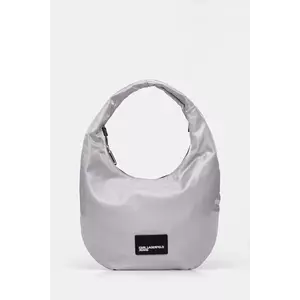 Karl Lagerfeld Jeans poșetă culoarea gri, A4W30210 imagine