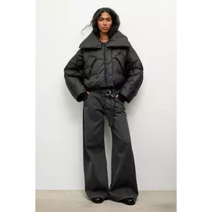 Answear.LAB geaca culoarea negru, de iarna, oversize imagine