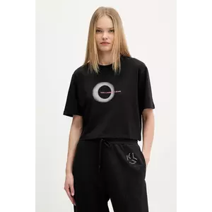 Karl Lagerfeld Jeans tricou culoarea negru, A4W17011 imagine