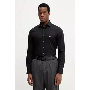 Michael Kors cămașă culoarea negru, cu guler italian, slim, MK0DS01288 imagine