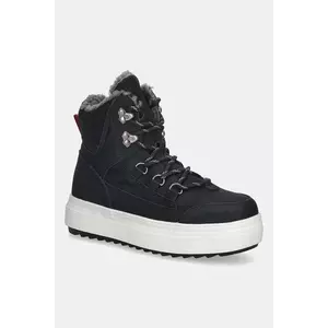 U.S. Polo Assn. botine ICY007 culoarea negru, cu toc plat, izolat, ICY007W/EUH1 imagine