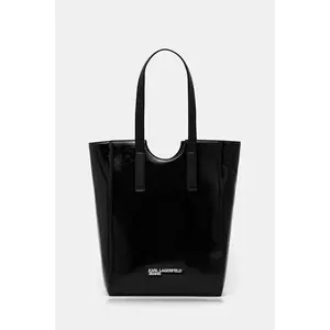 Karl Lagerfeld Jeans poșetă culoarea negru, A4W30167 imagine