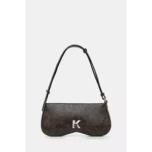 Karl Lagerfeld Jeans poșetă culoarea maro, A4W30281 imagine