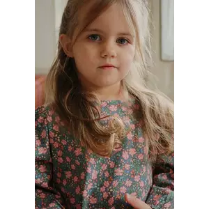 Konges Sløjd bluză de bumbac pentru copii DREY SLIT BLOUSE GOTS cu imprimeu, KS103786 imagine