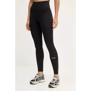 Hummel leggins de antrenament culoarea negru, cu imprimeu, 230084 imagine