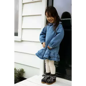 Donsje rochie de bumbac pentru copii Luus Dress mini, evazați, 4108010 imagine