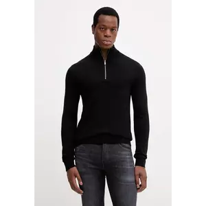 Michael Kors pulover de lână culoarea negru, light, cu turtleneck, CR1601Z7AP imagine